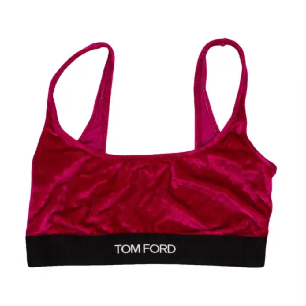 Tom Ford Pink Velvet Bralette